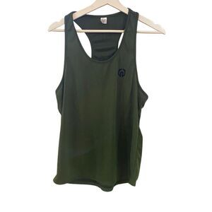 Neleus Women’s Razorback Tank Top – Army Green – Size Small (USA)